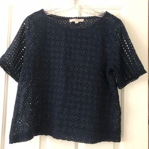 LOFT Eyelet Top